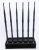 Wholesale High Power 6 Antenna Cell Phone,GPS,WiFi,VHF,UHF Jammer