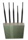 Wholesale 5 Antenna Cell Phone jammer+ Remote Control (3G, GSM, CDMA, DCS)