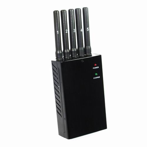 Wholesale 3G4G All Frequency Portable Cell Phone Jammer with 5 Powerful Antenna ( 4G LTE + 4G Wimax)