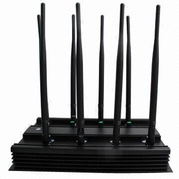 Wholesale 8 Bands Adjustable All Frequency 3G 4G Wimax Phone Blocker WiFi Jammer & GPS VHF UHF Jammer (European Version)