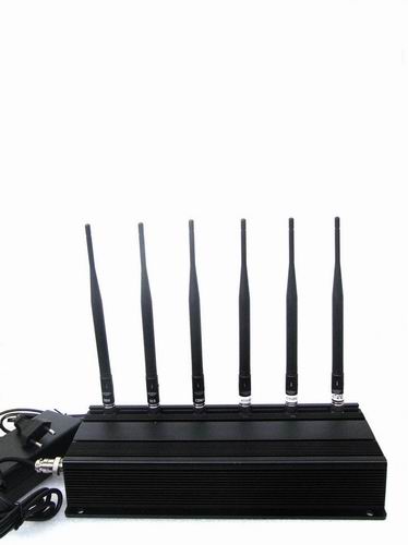 Wholesale 6 Antenna Cell phone & RF Jammer (315MHz/433MHz)