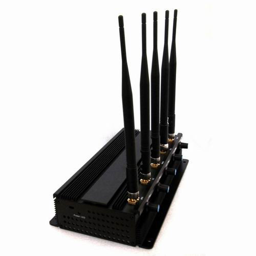 Wholesale 7W Powerful Tabletop Adjustable WiFi GPS Jammer & All Wireless Bug Camera Jammer