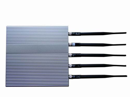 Wholesale 5 Antenna Cell Phone jammer(3G,GSM,CDMA,DCS,PHS)