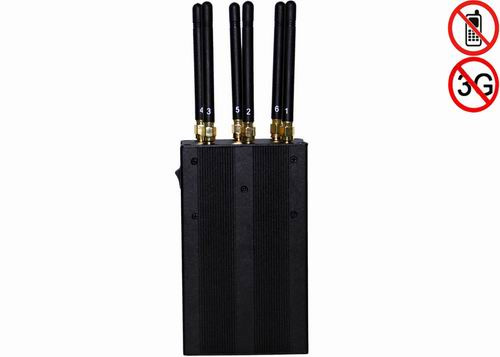 Wholesale 6 Antenna Handheld Phone Jammer & WiFi Jammer & GPS Jammer