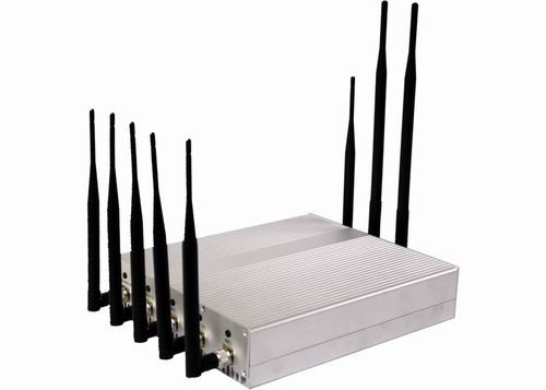 Wholesale Powerful 8 Antenna Jammer for Mobile Phone GPS WiFi VHF UHF