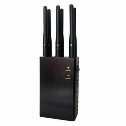 Wholesale 6 Antenna Selectable Portable GPS LoJack  3G 4G Wimax All Phone Signal Jammer