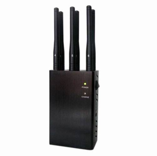 Wholesale 6 Antenna Portable GSM CDMA DCS PCS 3G 4GLTE 4GWIMAX All Phone Signal Jammer