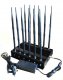 Wholesale 12-band Jammer GSM DCS Rebolabile 3G 4G WIFI GPS Satellite Phones and car remotes 315-433-868 Mhz